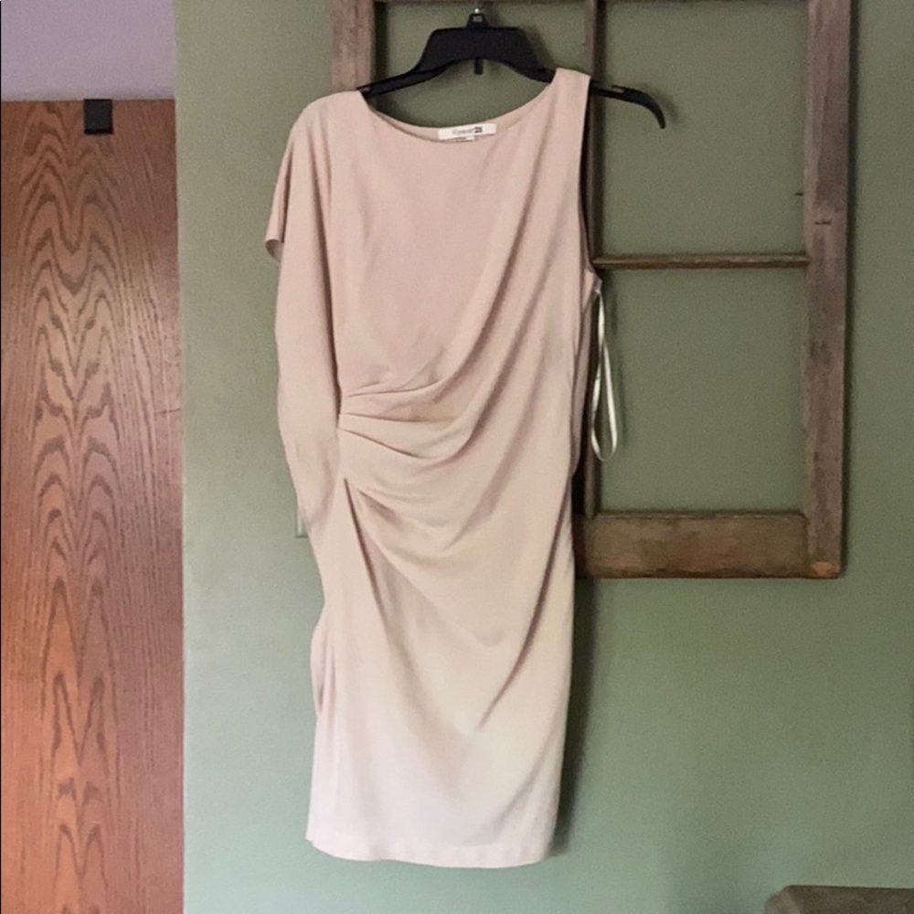 Tan party dress